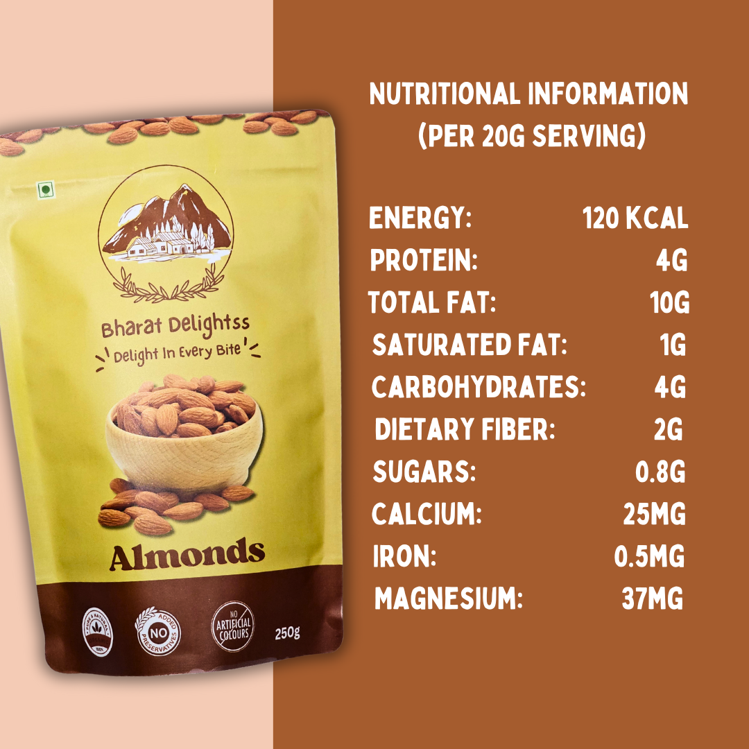 Premium Almonds-Gurbandi Almonds