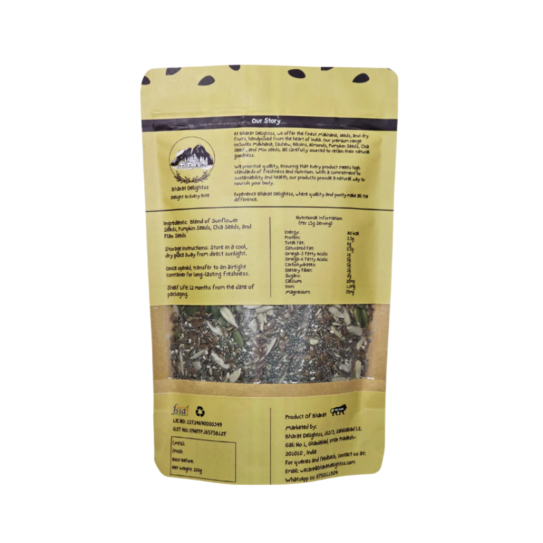 Power Seeds Combo (Chia+ Pumpkin+ Mix Seeds)
